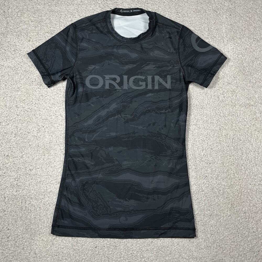 Origin Shirt Mens M Camo Rash Guard MMA Compression Training Jiu Jitsu BJJ USA
